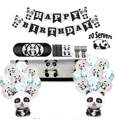 Panda Birthday Party Supplies